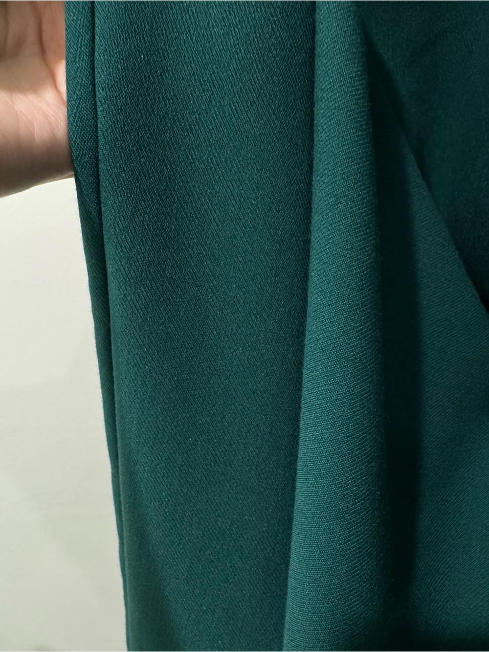 Abercrombie & Fitch Curve Love Wide Leg Trouser Pants Green Size 14L - Picture 5 of 9